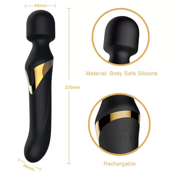 Dorcel - Vibrateur double stimulation 2-en-1 - Rechargeable - Noir