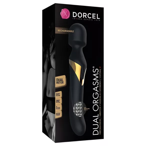 Dorcel - Vibrateur double stimulation 2-en-1 - Rechargeable - Noir