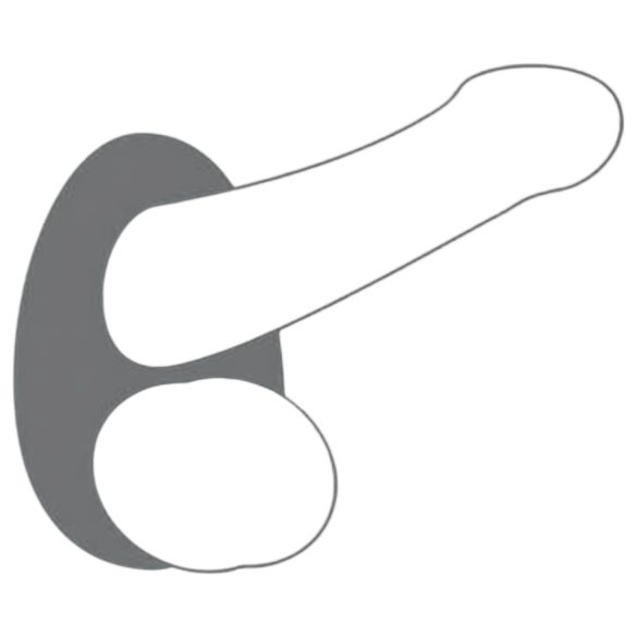 Dorcel - Anneau pénis liquide soft - forme goutte - silicone gris