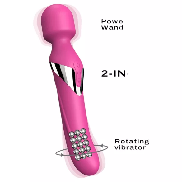 Dorcel Dual Orgasms - stimulateur vibrant 2‑en‑1 rechargeable (rose)
