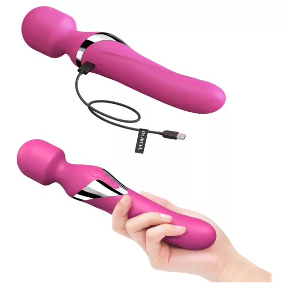 Dorcel Dual Orgasms - stimulateur vibrant 2‑en‑1 rechargeable (rose)