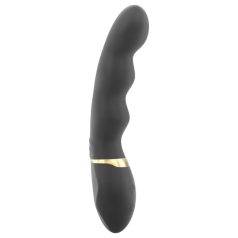   Dorcel Too Much 2.0 - Vibromasseur 3 moteurs, rechargeable (noir-doré)