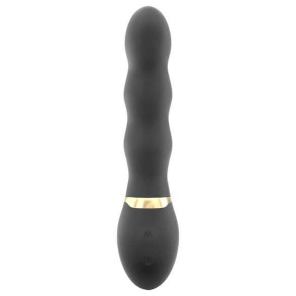 Dorcel Too Much 2.0 - vibromasseur rechargeable 3 moteurs - noir doré