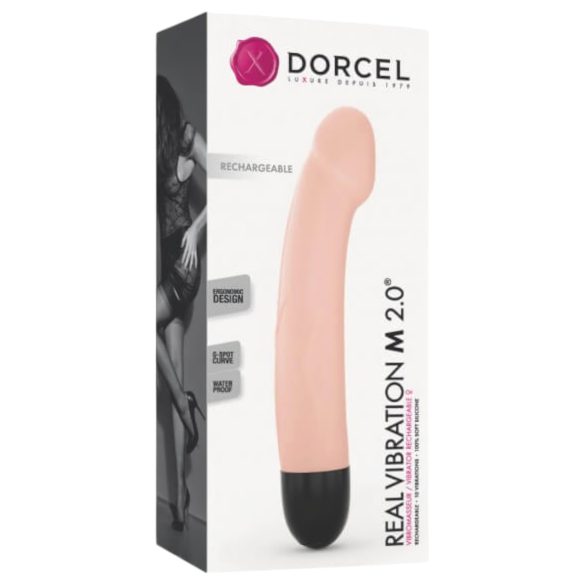 Dorcel Real Vibration M 2.0 - vibromasseur rechargeable (naturel)