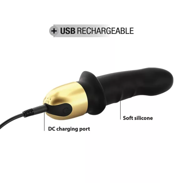 Dorcel Mini Lover 2.0 - vibro G-spot rechargeable (noir-or)