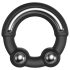 Dorcel Stronger Ring - anneau métallique pénis (noir)