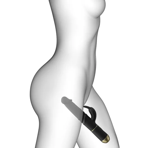 Dorcel - Vibromasseur rabbit va-et-vient avec stimulateur clitoris