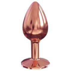   Dorcel Diamond Plug S - petit plug anal en aluminium (rose doré)