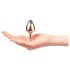 Dorcel Diamond Plug S - petit plug anal en aluminium (rose doré)