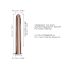 Dorcel Pink Lady 2.0 - vibromasseur rechargeable (or rose)