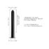 Muse Noire 2.0 - Vibromasseur rechargeable noir