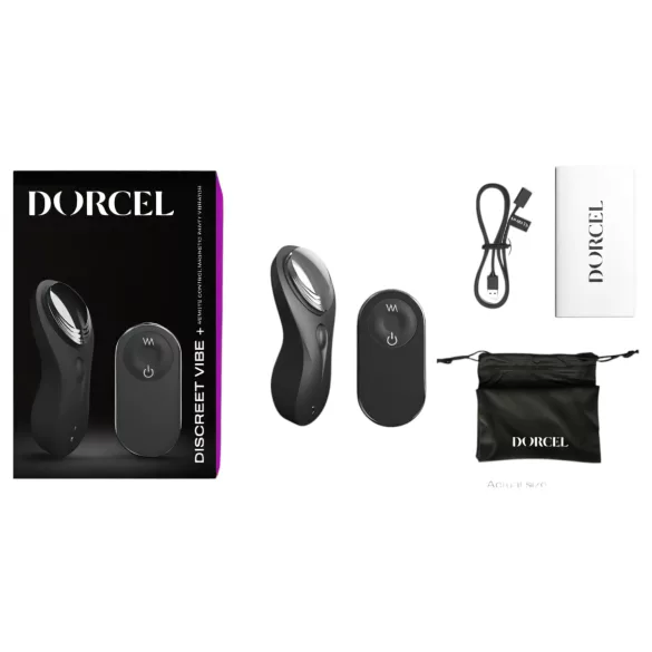Dorcel Discreet Vibe + - vibromasseur clitoridien sans fil (noir)