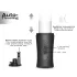 Dorcel - masturbateur automatique rechargeable à poussée - noir