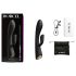 Dorcel Flexi Rabbit - Vibromasseur chauffant à oreilles (noir)