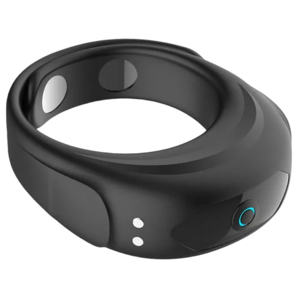 Funny Me - anneau pénis vibrant rechargeable réglable - silicone noir
