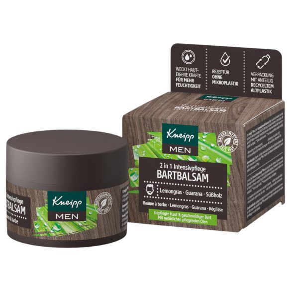 Kneipp MEN - 2en1 baume intensif pour barbe (50ml)