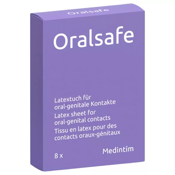 Oralsafe - carré de protection buccale - lot de 8