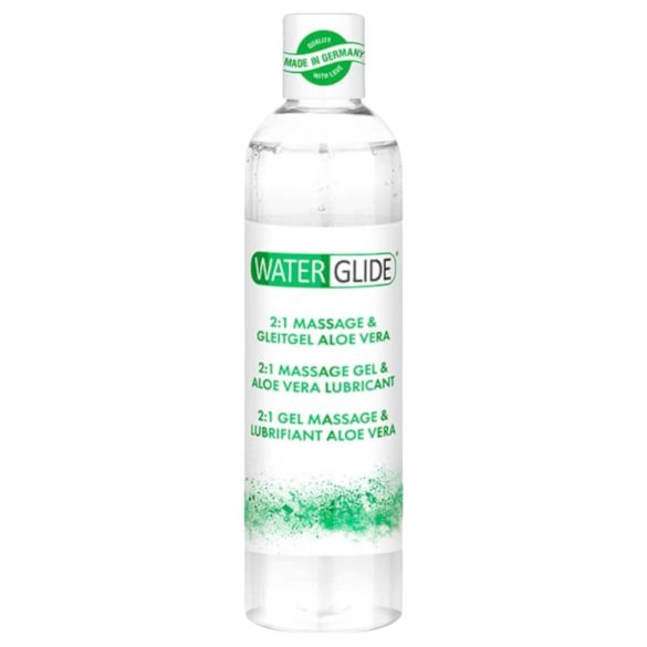 Waterglide 2en1 – Gel à base d'aloès, lubrifiant et massage (300 ml)