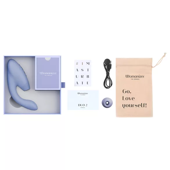 Womanizer Duo 2 - Vibromasseur 2-en-1 point G et clitoris - violet