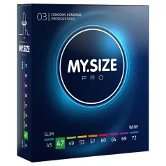 My.Size PRO - préservatifs sur mesure - 47 mm (boîte de 3)