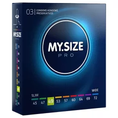 My.Size PRO - préservatifs sur mesure - 49 mm (boîte de 3)