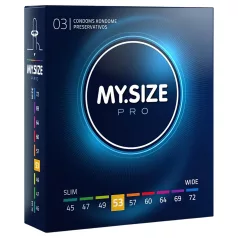   My.Size PRO - préservatif taille personnalisée - 53 mm (3 pcs)