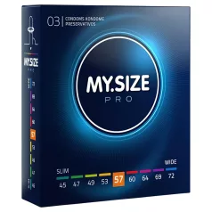 My.Size PRO - préservatifs sur mesure - 57 mm (boîte de 3)
