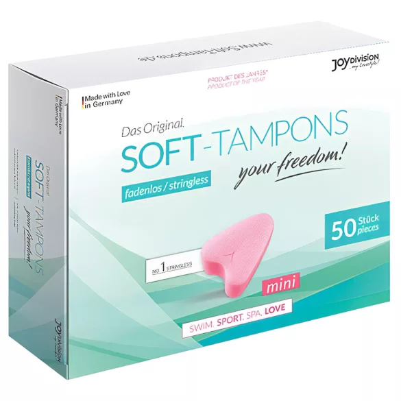 Joydivision Soft-Tampons mini - tampons sans ficelle (boîte de 50)