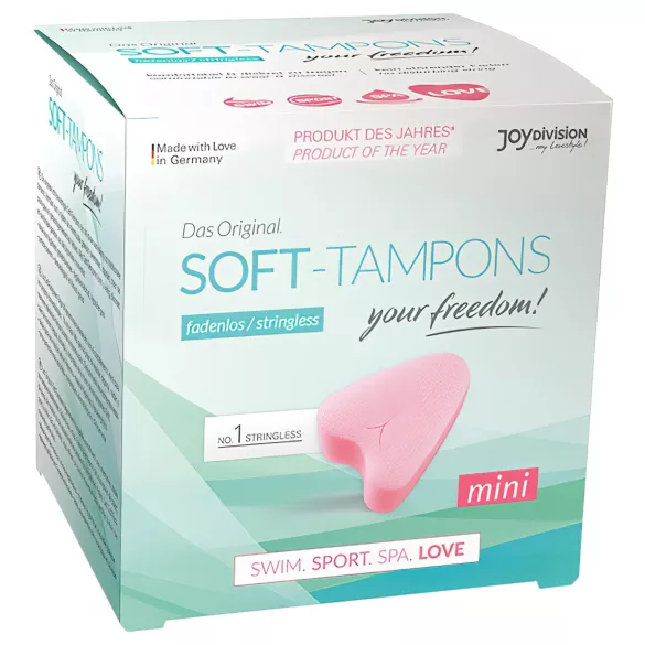 Joydivision Soft-Tampons mini - tampons sans ficelle (lot de 3)