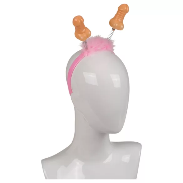 Serre-tête avec pénis (rose-naturel)