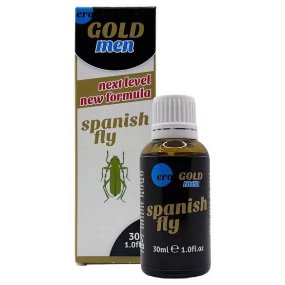 HOT ero Gold Men Spanish Fly - gouttes aphrodisiaques pour hommes (30 ml)