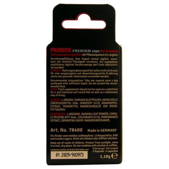 PRORINO - complément alimentaire femmes - capsules (2 pièces)