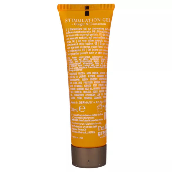 HOT Shiatsu - crème stimulante pour femme - gingembre cannelle 30ml