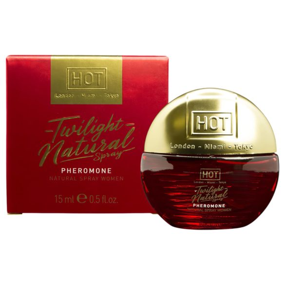 HOT Twilight Natural - Parfum de phéromone pour femmes, sans parfum (15ml)