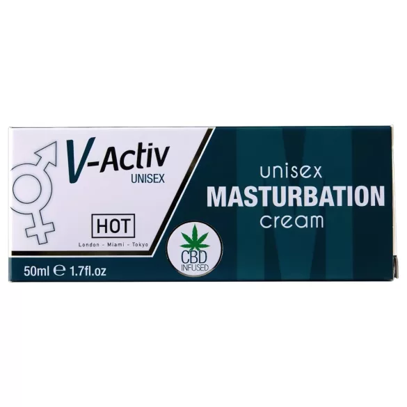 Hot V-Active - crème masturbatoire stimulante unisexe (50 ml)
