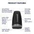 Vibrateur chauffant Satisfyer Men - Noir