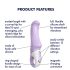 Satisfyer Charming Smile - Vibromasseur étanche pour point G (violet)