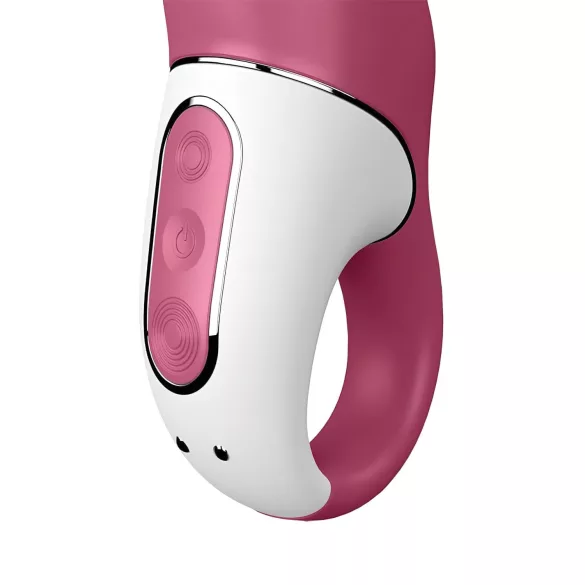 Satisfyer Petting Hippo - vibromasseur rechargeable étanche - rose