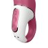 Satisfyer Petting Hippo - vibromasseur étanche et rechargeable (rose)