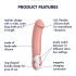 Satisfyer Master - Vibromasseur Waterproof & Rechargeable (Naturel)