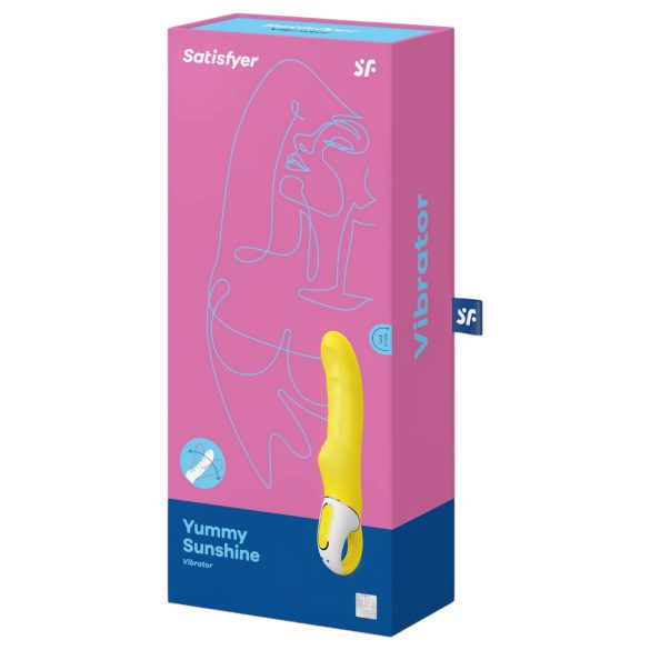Satisfyer Yummy Sunshine - vibromasseur point G étanche - jaune