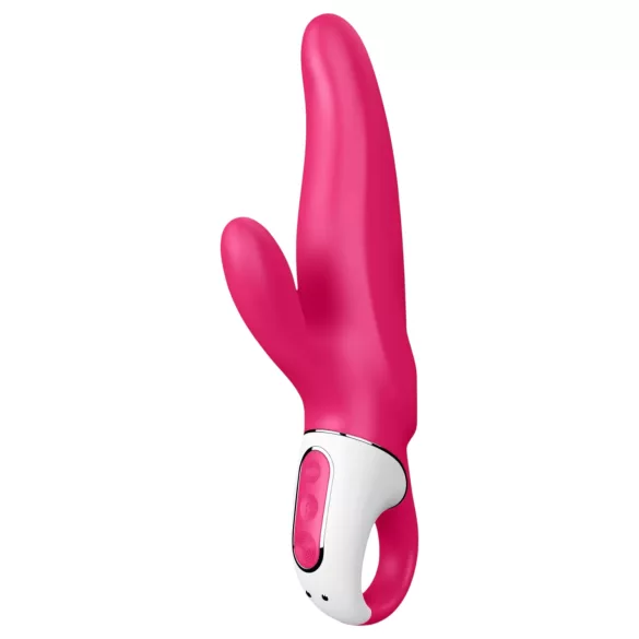 Satisfyer Mr. Rabbit - vibromasseur avec stimulateur clitoridien, étanche (rose)