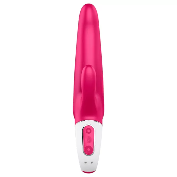 Satisfyer Mr. Rabbit - vibromasseur avec stimulateur clitoridien, étanche (rose)
