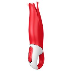   Satisfyer Power Flower - vibromasseur étanche et rechargeable (rouge)