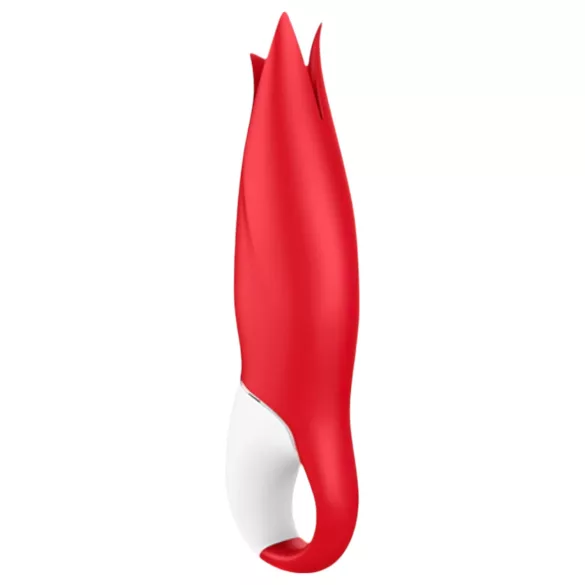 Satisfyer Power Flower - vibromasseur rechargeable et étanche (rouge)