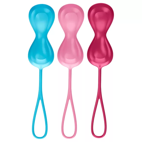 Satisfyer - Boules de geisha mobiles - Set de 3 boules de Kegel