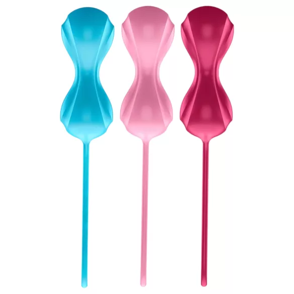 Satisfyer - Boules de geisha mobiles - Set de 3 boules de Kegel