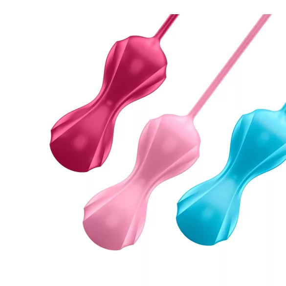 Satisfyer - Boules de geisha mobiles - Set de 3 boules de Kegel
