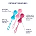 Satisfyer - Boules de geisha mobiles - Set de 3 boules de Kegel