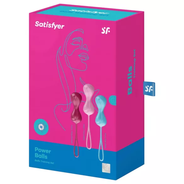 Satisfyer - Boules de geisha mobiles - Set de 3 boules de Kegel